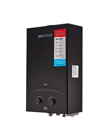 Газовая колонка Mixxus GWH-0210 Basic Black дымоходная