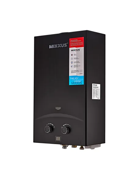 Газова колонка Mixxus GWH-0210 Basic Black димохідна