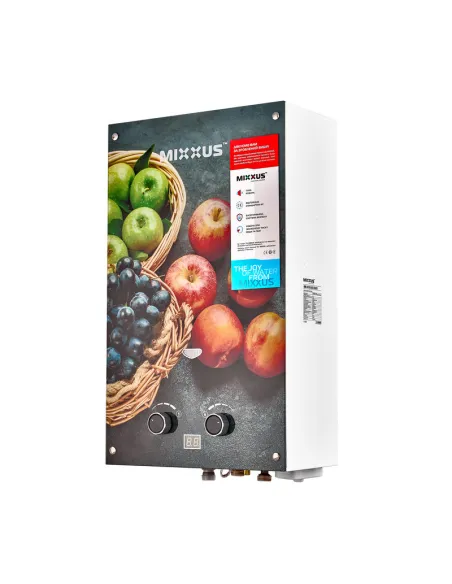 Газовая колонка Mixxus GWH-0310 Basic Glass дымоходная