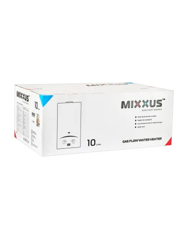Газовая колонка Mixxus GWH-0310 Basic Glass дымоходная