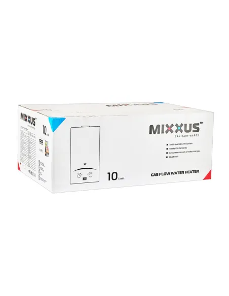 Газова колонка Mixxus GWH-0310 Basic Glass димохідна