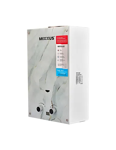 Газова колонка Mixxus GWH-0510 Basic Glass димохідна