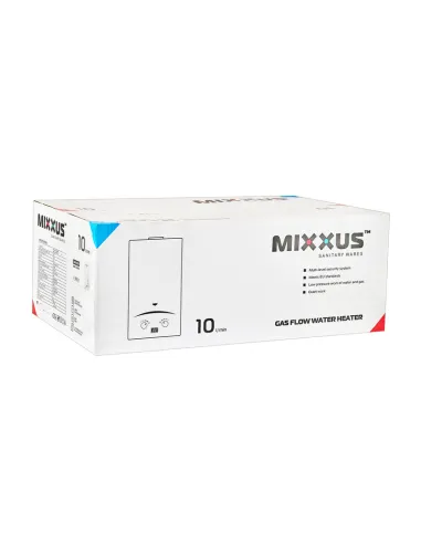 Газова колонка Mixxus GWH-0510 Basic Glass димохідна