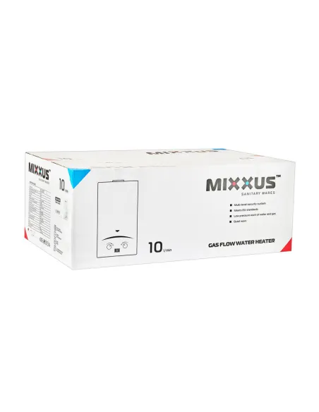 Газова колонка Mixxus GWH-0510 Basic Glass димохідна