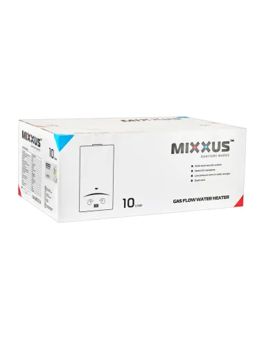 Газовая колонка Mixxus GWH-0610 Basic Glass дымоходная