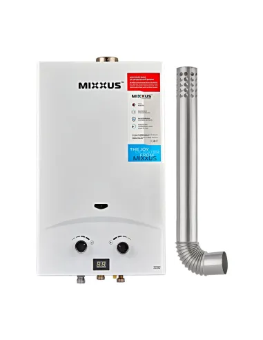 Газовая колонка Mixxus GWH-0710 Basic Turbo White турбированная