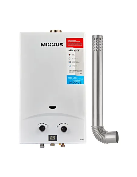 Газова колонка Mixxus GWH-0710 Basic Turbo White турбована