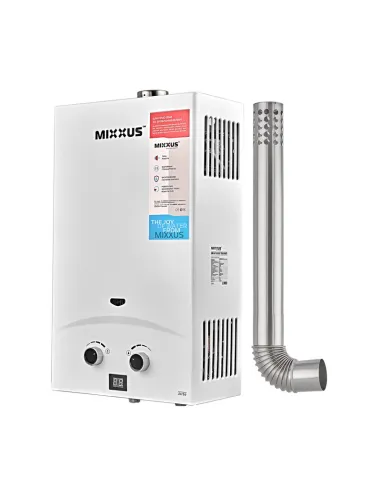Газовая колонка Mixxus GWH-0710 Basic Turbo White турбированная