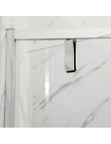 Душова кабіна без піддону Mixxus Premium Bevel SC01-90x90x195-TR Chrome, квадратна