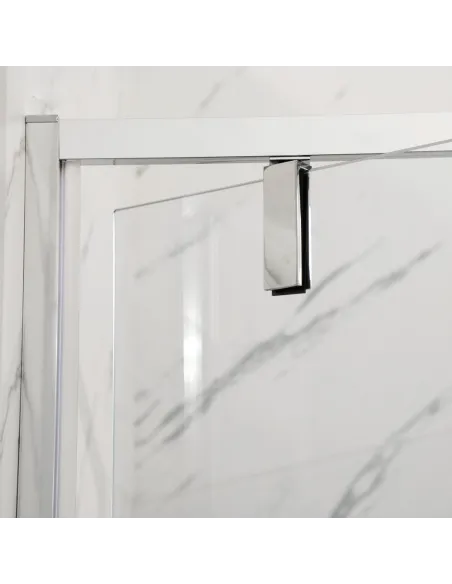 Душова кабіна без піддону Mixxus Premium Bevel SC01-90x90x195-TR Chrome, квадратна