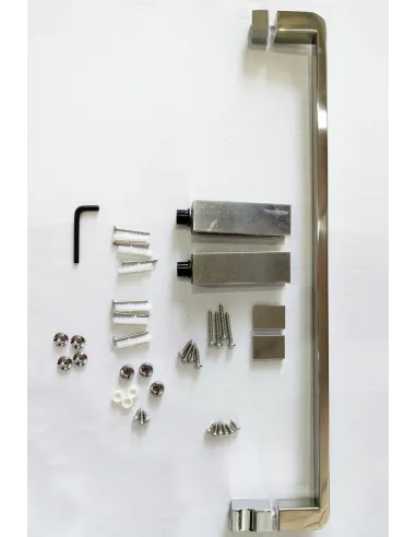 Душевая кабина без поддона Mixxus Premium Bevel SC01-90x90x195-TR Chrome, квадратная