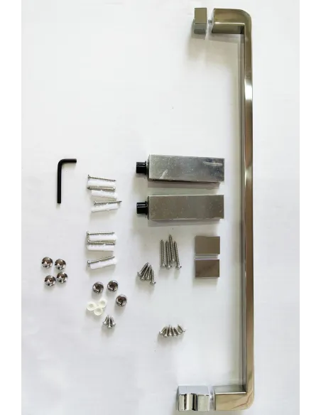 Душевая кабина без поддона Mixxus Premium Bevel SC01-90x90x195-TR Chrome, квадратная