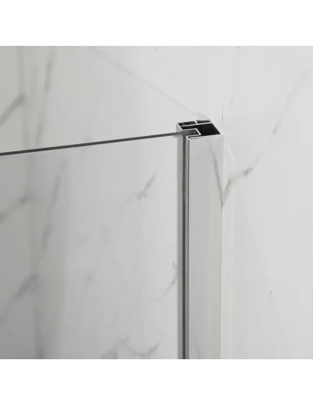 Душова кабіна без піддону Mixxus Premium Bevel SC01-90x90x195-TR Chrome, квадратна