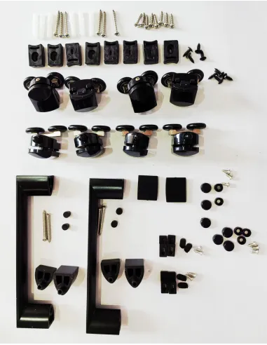 Душевая кабина без поддона Mixxus Premium Diverse SC01-90x90x195-TR Black, полукруглая