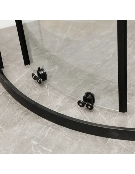 Душевая кабина без поддона Mixxus Premium Diverse SC01-90x90x195-TR Black, полукруглая Душевая кабина без поддона Mixxus Premium Diverse SC01-90x90x195-TR Black, полукруглая