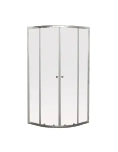 Душевая кабина без поддона Mixxus Premium Diverse SC01-90x90x195-TR Chrome, полукруглая