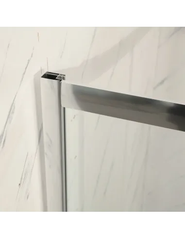 Душова кабіна без піддону Mixxus Premium Diverse SC01-90x90x195-TR Chrome, напівкругла