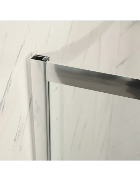 Душова кабіна без піддону Mixxus Premium Diverse SC01-90x90x195-TR Chrome, напівкругла Душова кабіна без піддону Mixxus Premium Diverse SC01-90x90x195-TR Chrome, напівкругла