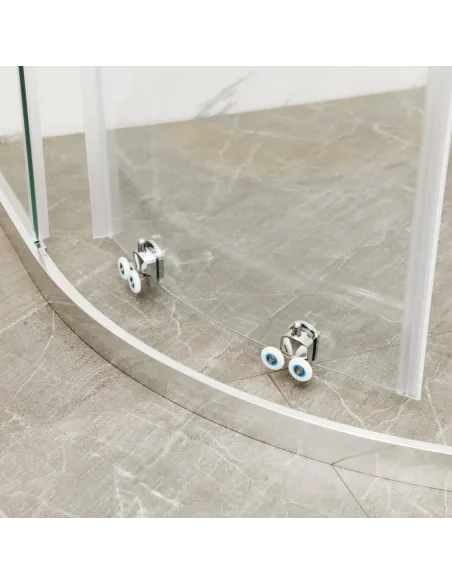 Душова кабіна без піддону Mixxus Premium Diverse SC01-90x90x195-TR Chrome, напівкругла Душова кабіна без піддону Mixxus Premium Diverse SC01-90x90x195-TR Chrome, напівкругла