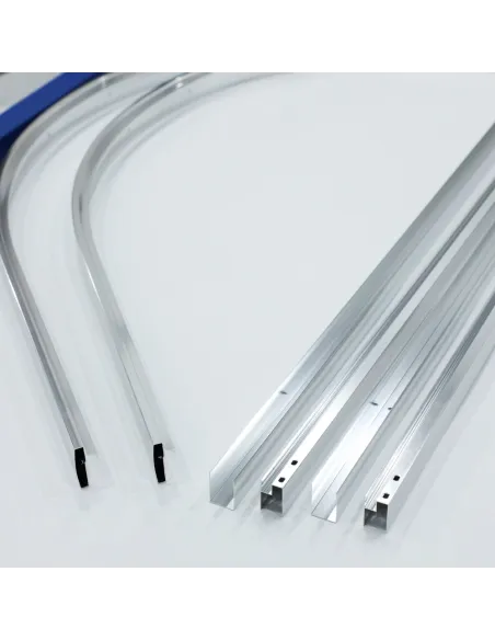 Душевая кабина без поддона Mixxus Premium Diverse SC01-90x90x195-TR Chrome, полукруглая