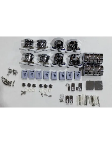 Душевая кабина без поддона Mixxus Premium Diverse SC01-90x90x195-TR Chrome, полукруглая