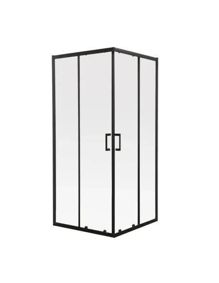 Душевая кабина без поддона Mixxus Premium Diverse SC02-90x90x195-TR Black, квадратная Душевая кабина без поддона Mixxus Premium Diverse SC02-90x90x195-TR Black, квадратная