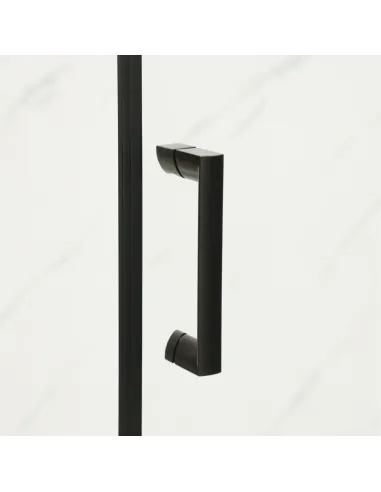 Душова кабіна без піддону Mixxus Premium Diverse SC02-90x90x195-TR Black, квадратна