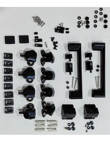 Душова кабіна без піддону Mixxus Premium Diverse SC02-90x90x195-TR Black, квадратна