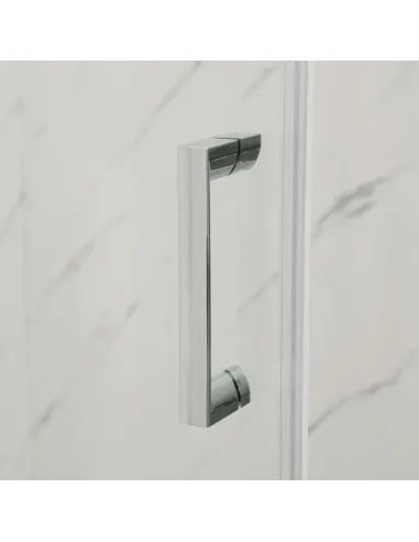 Душова кабіна без піддону Mixxus Premium Diverse SC02-90x90x195-TR Chrome, квадратна