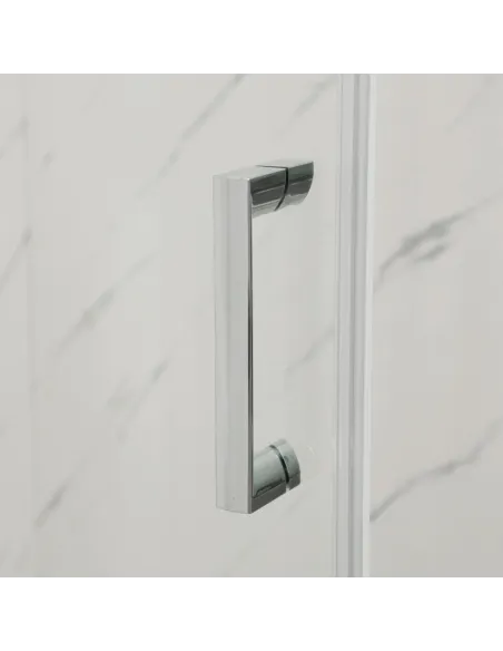 Душевая кабина без поддона Mixxus Premium Diverse SC02-90x90x195-TR Chrome, квадратная