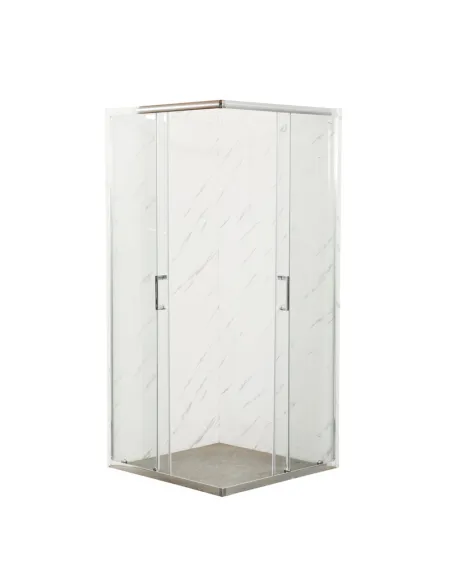 Душевая кабина без поддона Mixxus Premium Diverse SC02-90x90x195-TR Chrome, квадратная