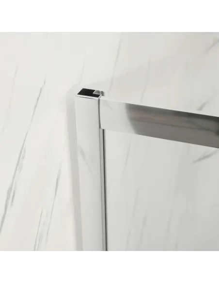 Душова кабіна без піддону Mixxus Premium Diverse SC02-90x90x195-TR Chrome, квадратна