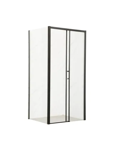 Душевая кабина без поддона Mixxus Premium Diverse SC03-100x80x195-TR Black, прямоугольная