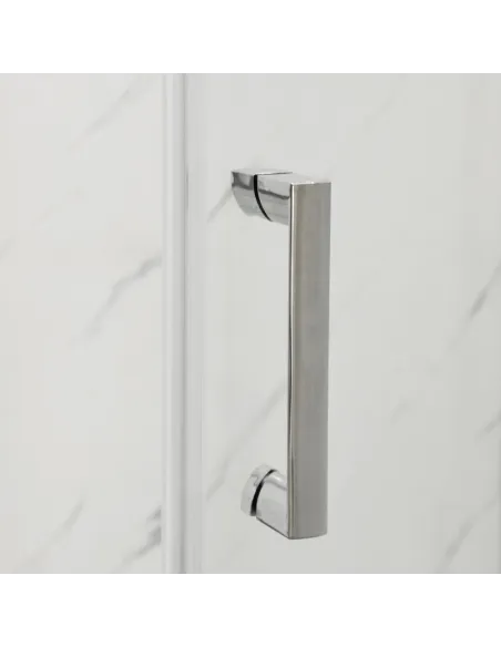 Душова кабіна без піддону Mixxus Premium Diverse SC03-100x80x195-TR Chrome, прямокутна