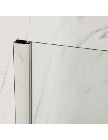 Душова кабіна без піддону Mixxus Premium Diverse SC03-100x80x195-TR Chrome, прямокутна