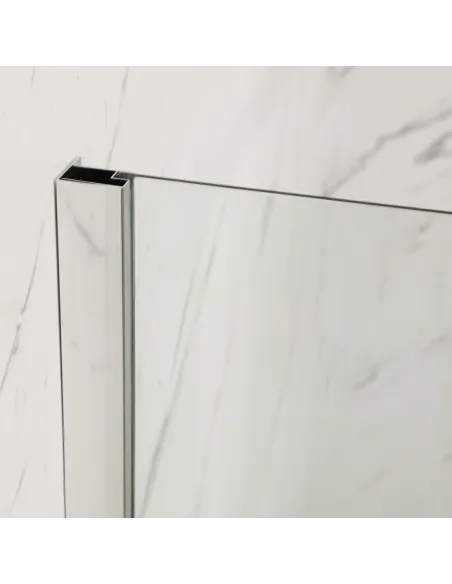 Душова кабіна без піддону Mixxus Premium Diverse SC03-100x80x195-TR Chrome, прямокутна