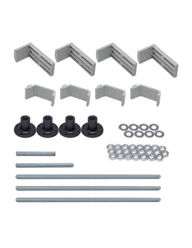 Душова кабіна з високим піддоном Mixxus Plain SCT01-90x90x195-FB Satin, напівкругла