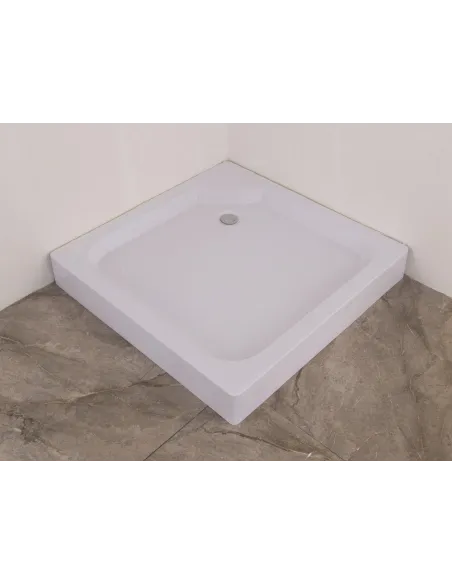 Душова кабіна з низьким піддоном Mixxus Cubic SCT01-100x100x195-FB Chrome, квадратна