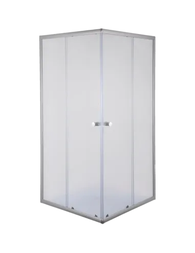 Душова кабіна з низьким піддоном Mixxus Cubic SCT01-90x90x195-FB Chrome, квадратна