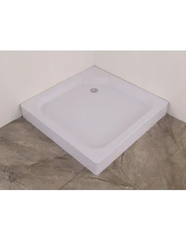 Душевая кабина с низким поддоном Mixxus Cubic SCT01-90x90x195-FB Chrome, квадратная