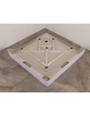 Душова кабіна з низьким піддоном Mixxus Cubic SCT01-90x90x195-FB Chrome, квадратна