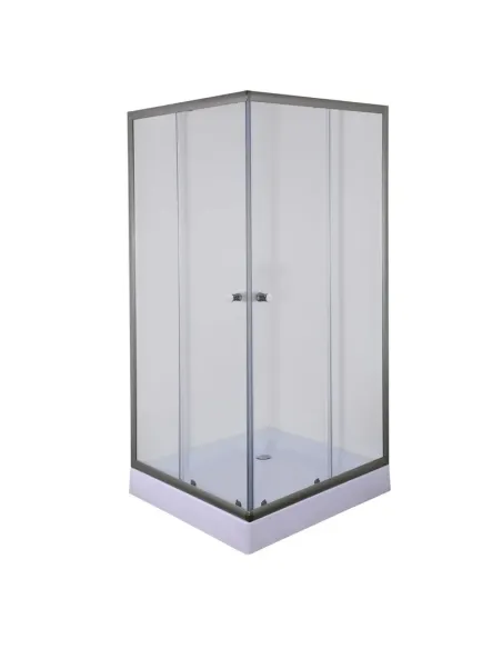 Душевая кабина с низким поддоном Mixxus Cubic SCT01-90x90x195-TR Graphite, квадратная Душевая кабина с низким поддоном Mixxus Cubic SCT01-90x90x195-TR Graphite, квадратная