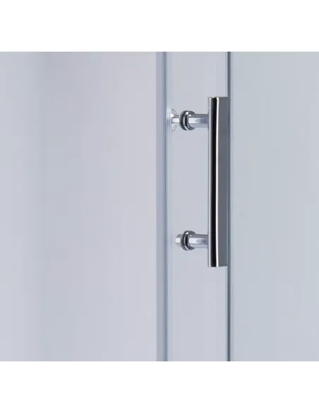 Душевая кабина с низким поддоном Mixxus Hard SCT01-100x90x198-TR Chrome, прямоугольная