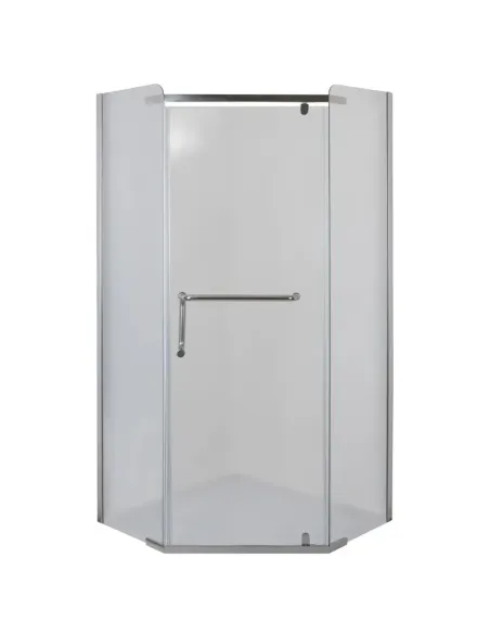 Душевая кабина с низким поддоном Mixxus Lines SCT01-90x90x198-TR Chrome, пятиугольная Душевая кабина с низким поддоном Mixxus Lines SCT01-90x90x198-TR Chrome, пятиугольная