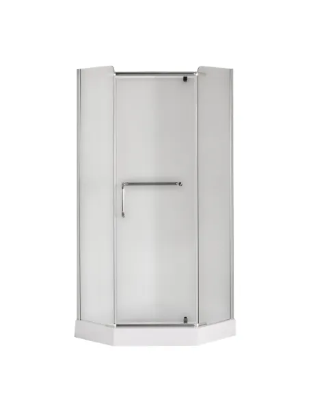 Душевая кабина с низким поддоном Mixxus Lines SCT01-90x90x198-TR Chrome, пятиугольная Душевая кабина с низким поддоном Mixxus Lines SCT01-90x90x198-TR Chrome, пятиугольная