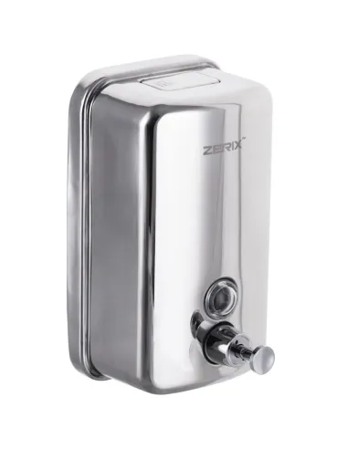 Дозатор жидкого мыла Zerix D-800-SUS настенный, нержавеющая сталь