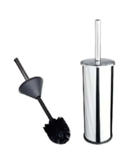 Ершик для унитаза Zerix Clever ME02S ZX4637 напольный, нержавеющая сталь