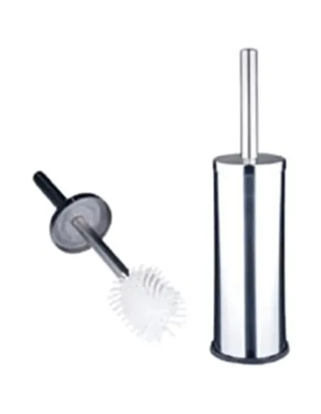 Йоржик для унітазу Zerix Rich ME03CS ZX4640 підлоговий, нержавіюча сталь, з силіконовою щіткою