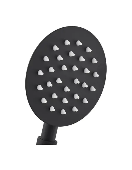 Лейка для ручного душа Mixxus SH-01.SUS Black, нержавеющая сталь, 1 режим