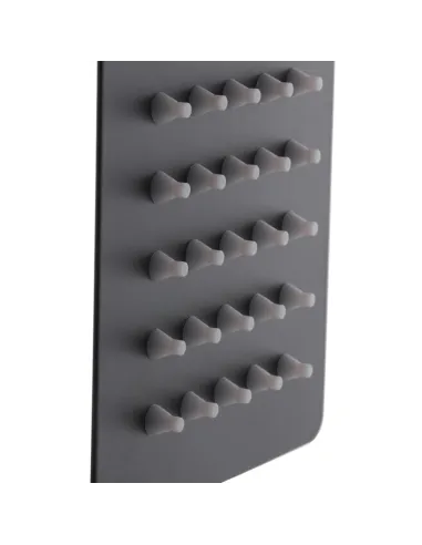 Лійка для ручного душу Mixxus SH-02 Black, нержавіюча сталь, 1 режим